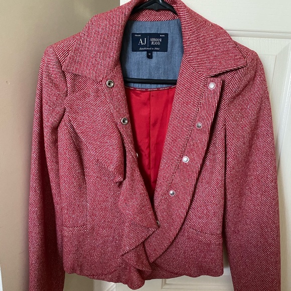 Coats | Armani Jeans Blazer | Poshmark